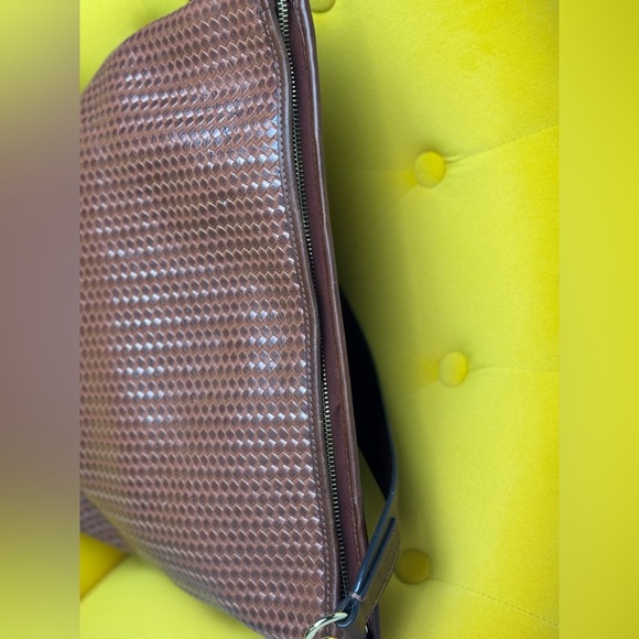 Dooney & Bourke Brown Textured Leather Shoulder Bag - Picture 16 of 16